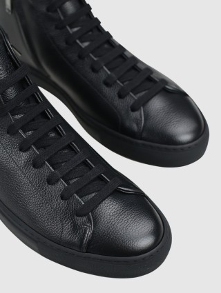 Чёрные кеды BOSS: фото 3 - Invogue