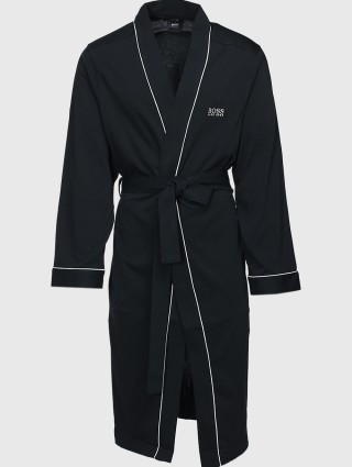 Чёрный халат BOSS: фото - Invogue
