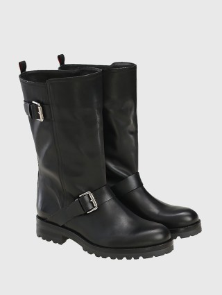 Чёрные сапоги MAX&CO: фото 1 - Invogue