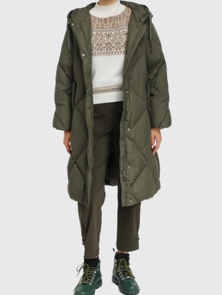 Зеленое пальто WEEKEND MAX MARA: фото 1 - Invogue