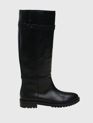 Чёрные сапоги WEEKEND MAX MARA: фото - Invogue