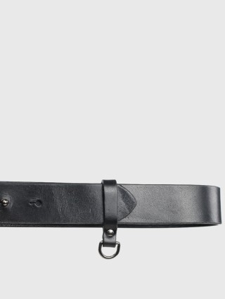 Чёрный ремень WEEKEND ACCESSORIES: фото 3 - Invogue