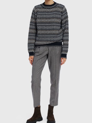 Тёмно-синий свитер WEEKEND MAX MARA: фото 1 - Invogue