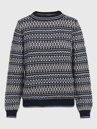 Тёмно-синий свитер WEEKEND MAX MARA: фото - Invogue