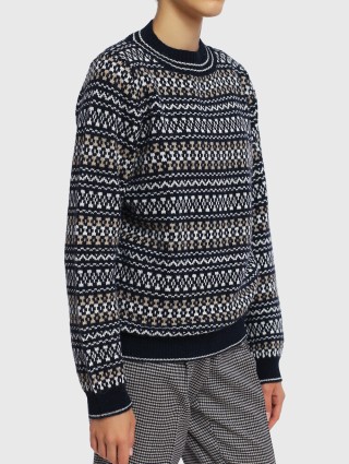 Тёмно-синий свитер WEEKEND MAX MARA: фото 2 - Invogue