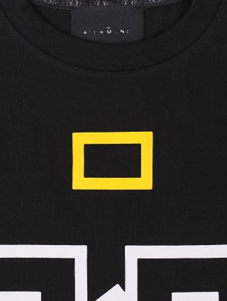 Чорна футболка JOHN RICHMOND JUNIOR : фото 2 - Invogue