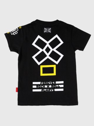 Чорна футболка JOHN RICHMOND JUNIOR : фото 1 - Invogue