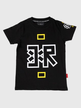 Чорна футболка JOHN RICHMOND JUNIOR : фото - Invogue