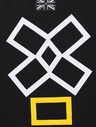 Чорна футболка JOHN RICHMOND JUNIOR : фото 3 - Invogue