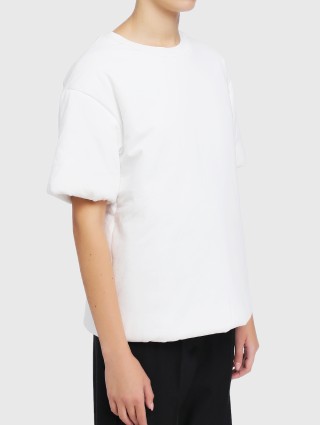 Белая футболка SPORTMAX: фото 2 - Invogue