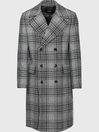 Серое пальто BOSS: фото - Invogue