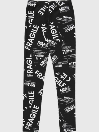 Чорні штани MM6 MAISON MARGIELA KIDS : фото - Invogue