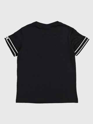 Чорна футболка FENDI KIDS : фото 1 - Invogue