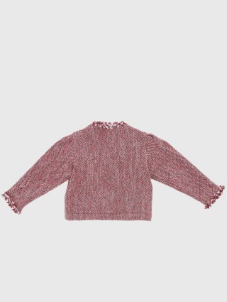 Бордовий жакет IL GUFO : фото 3 - Invogue