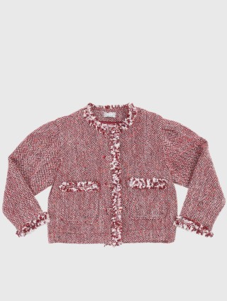 Бордовий жакет IL GUFO : фото - Invogue