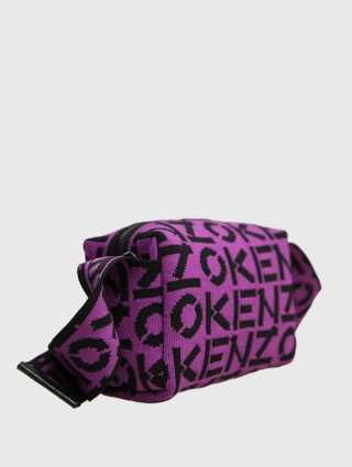 Фиолетовая сумка KENZO: фото 2 - Invogue