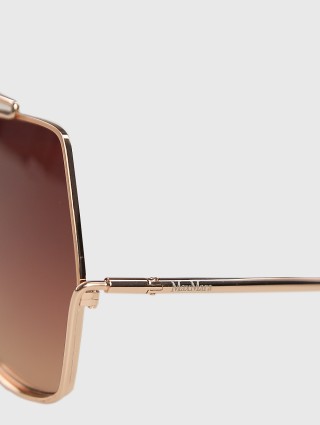 Коричневі окуляри MAX MARA : фото 2 - Invogue