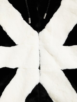 Різнокольорова шуба JOHN RICHMOND JUNIOR: фото 2 - Invogue