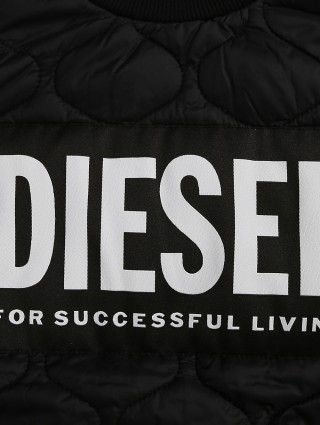 Чёрная кофта DIESEL KIDS: фото 2 - Invogue