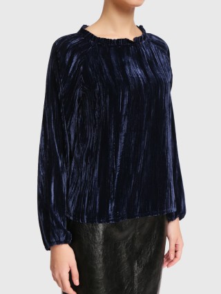 Синяя рубашка MAX&CO: фото 2 - Invogue