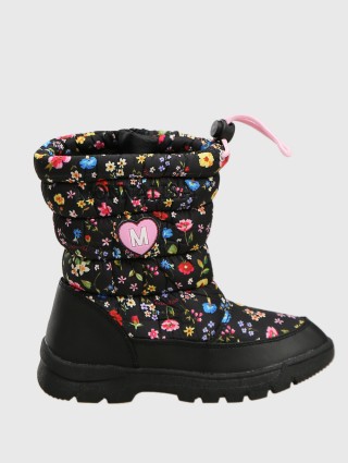 Чёрные сапоги MONNALISA: фото - Invogue