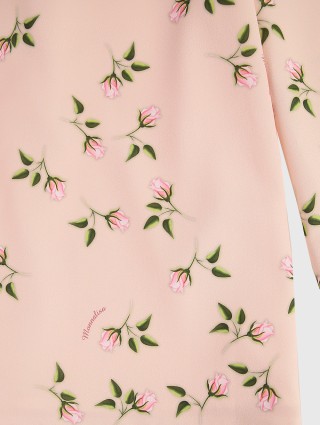 Розовое платье MONNALISA: фото 2 - Invogue