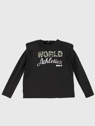 Чорний джемпер MONNALISA : фото - Invogue