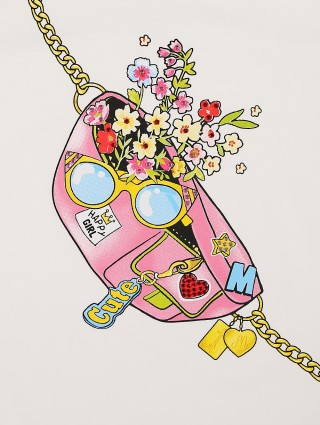 Кремовий джемпер MONNALISA : фото 2 - Invogue