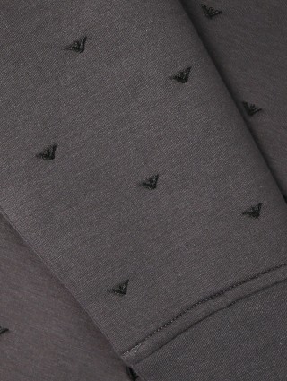 Серая кофта EMPORIO ARMANI KIDS: фото 2 - Invogue