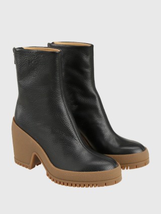 Чёрные сапоги KENZO: фото 1 - Invogue