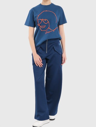 Синяя футболка KENZO: фото 1 - Invogue