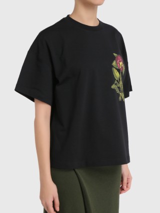 Чорна футболка KENZO : фото 2 - Invogue