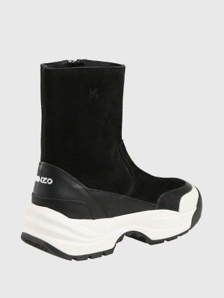 Чёрные сапоги KENZO: фото 2 - Invogue