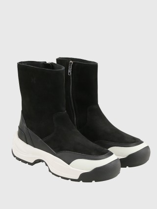 Чёрные сапоги KENZO: фото 1 - Invogue