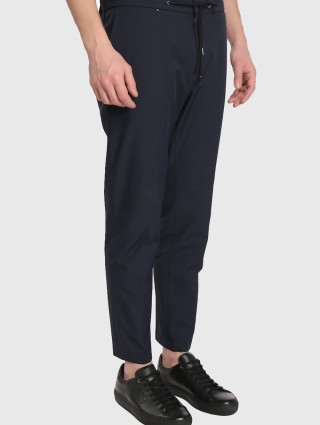 Тёмно-синие брюки BOSS: фото 2 - Invogue