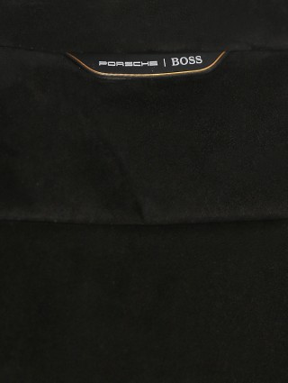 Чёрный жилет кожа BOSS: фото 4 - Invogue