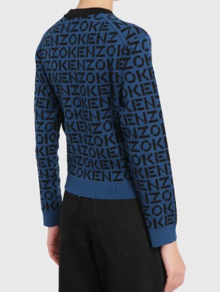 Чёрный свитер KENZO: фото 3 - Invogue