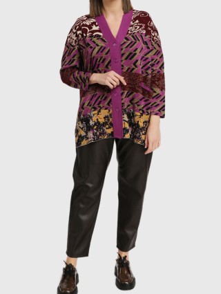 Рожевий кардиган MARINA RINALDI : фото 1 - Invogue