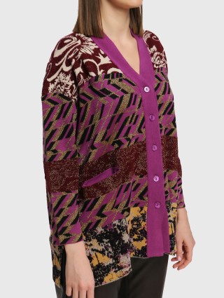 Рожевий кардиган MARINA RINALDI : фото 2 - Invogue