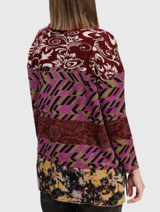 Рожевий кардиган MARINA RINALDI : фото 3 - Invogue