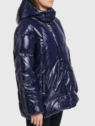 Синяя куртка MARINA RINALDI: фото 2 - Invogue