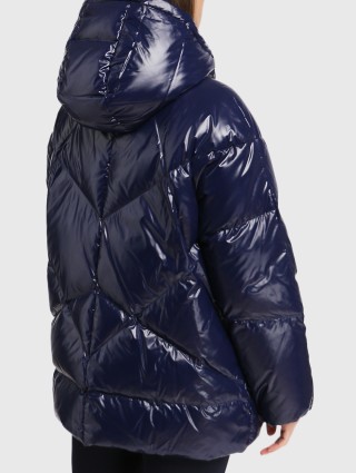 Синяя куртка MARINA RINALDI: фото 3 - Invogue