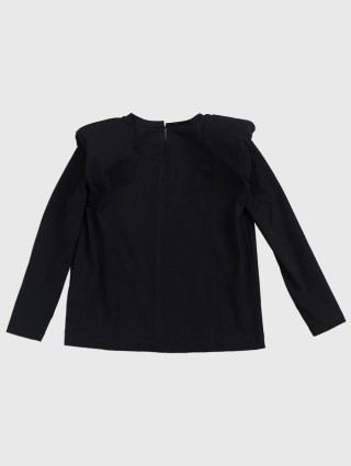 Чорний джемпер MONNALISA : фото 1 - Invogue