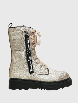 Бежеві чоботи MONNALISA : фото - Invogue