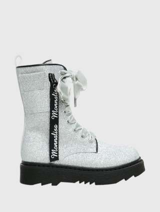 Срібні чоботи MONNALISA : фото - Invogue