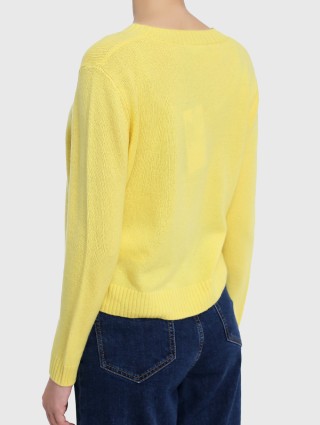 Жовтий светр WEEKEND MAX MARA : фото 3 - Invogue