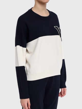 Синий свитер WEEKEND MAX MARA: фото 2 - Invogue