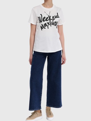 Белая футболка WEEKEND MAX MARA: фото 1 - Invogue