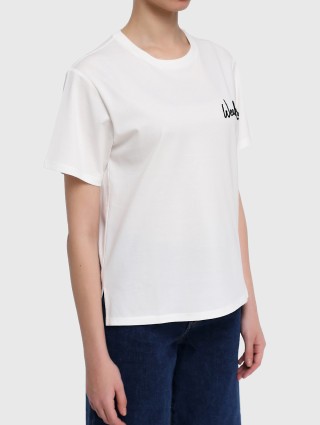 Белая футболка WEEKEND MAX MARA: фото 2 - Invogue