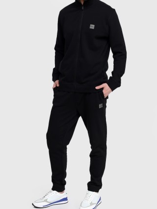 Чёрная кофта спорт BOSS: фото 1 - Invogue